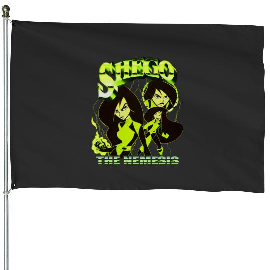 Kim Possible Shego The Nemesis House Flags, Disney Kim Possible Clothingx