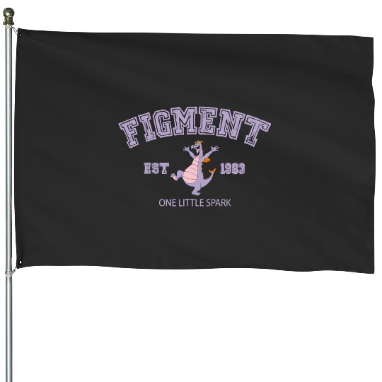 Disney Figment Est 1983  House Flags, Disney Epcot Figment House Flags