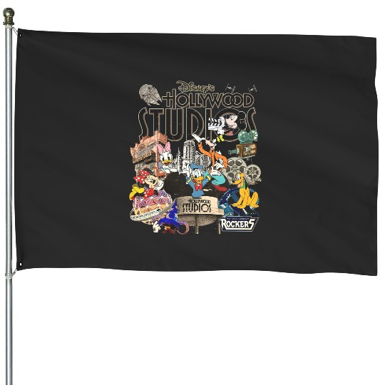 Vintage Disney Hollywood Studios House Flags