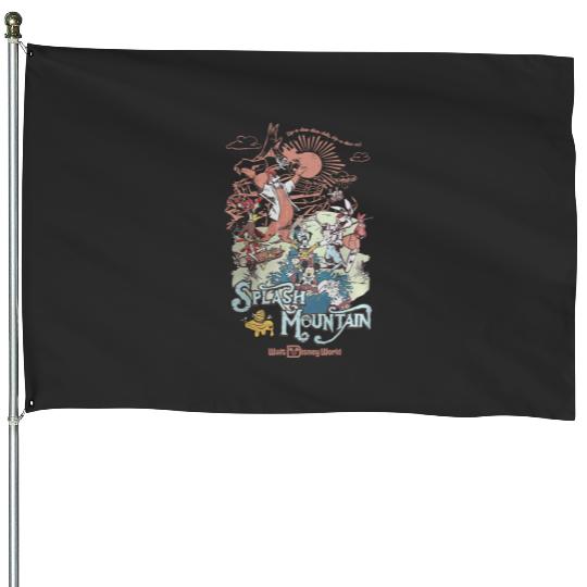 Disney Splash Mountain House Flags, , Disney House Flags, Disney Family House Flags