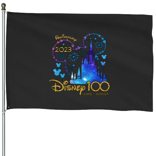 Disney 100, Disney House Flags, Disney 100 House Flags, Disney House Flags