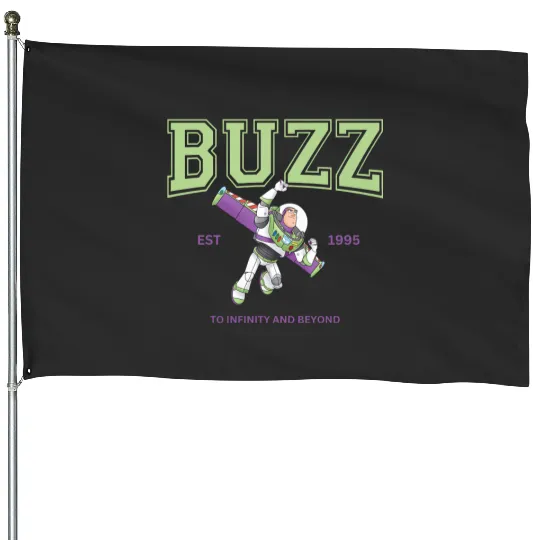 Buzz Lightyear House Flags, Toy Story House Flags, Disneyland House Flags, Disney House Flags