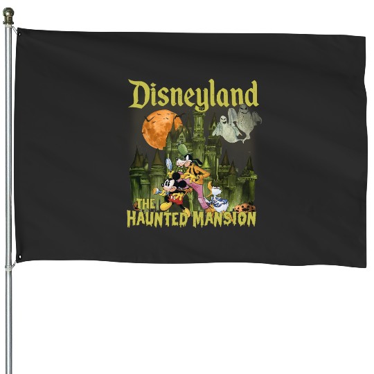 Disneyland The Haunted Mansion House Flags
