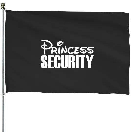 Disney Princess Security Disney House Flags, Disney Dad House Flags
