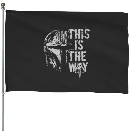 This Is The Way House Flags, Mandalorian House Flags, Disney House Flags