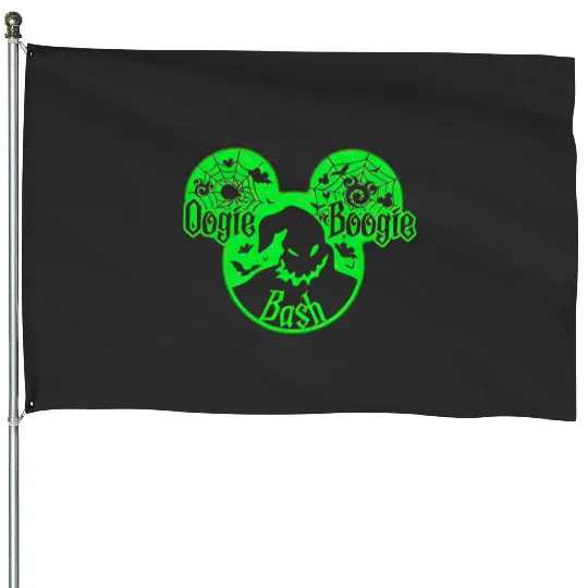 Disney Oogie Boogie Bash House Flags, Disney Halloween House Flags, Oogie Boogie Man House Flags, Nightmare Before Christmas House Flags