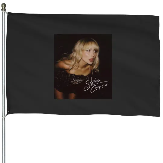 Discover Carpenter 90s Graphic Sabrina Rock Music Tour 2024 House Flags , Carpenter The eras tour 2024