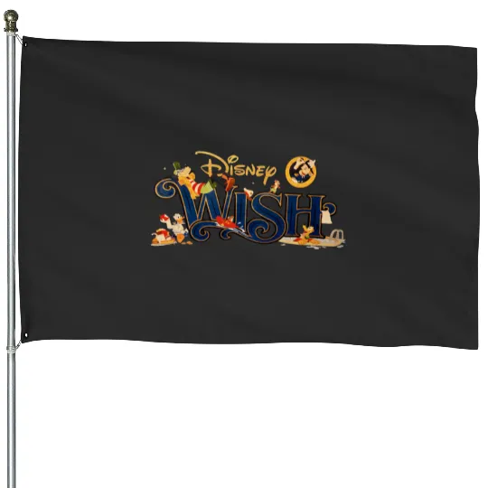 Disney Wish Cruise House Flags, Cruise House Flags , Disney cruise House Flags, Cruise family House Flags