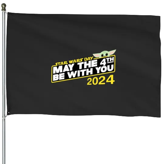 May The Fourth Be With You House Flags, Star Wars House Flags, Disney 2024 House Flags, Birthday House Flags