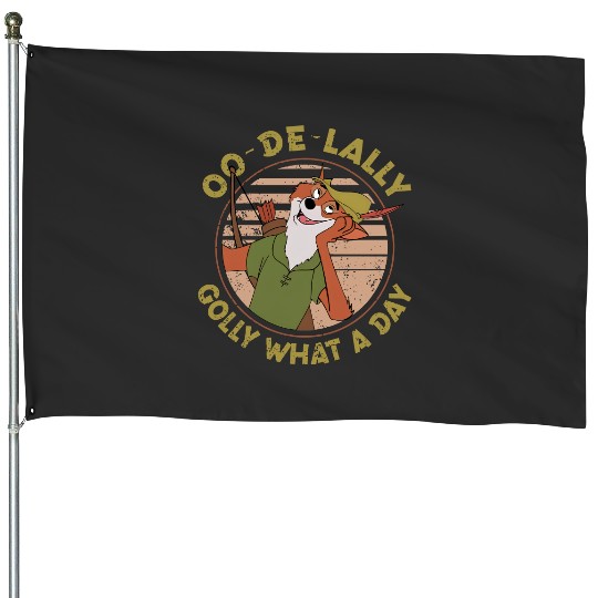 Disney Robin Hood OO De Lally House Flags, Disney Robin Hood House Flags