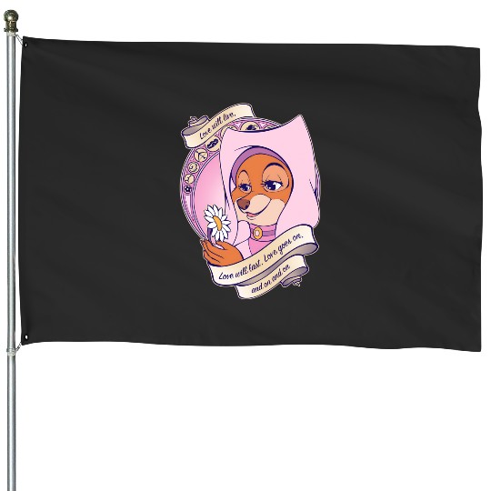 Lady Marian House Flags, House Flags, Oo de lally House Flags, Disneyworld, Disneyland House Flags, Maid Marian House Flags, Disney Women House Flags