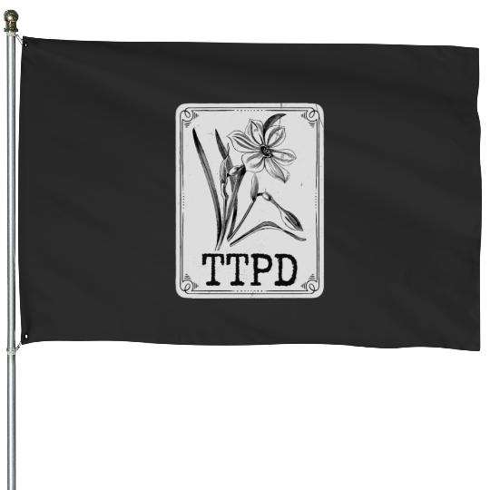 TTPD Tarot Card Eras Tour Flower Active House Flags