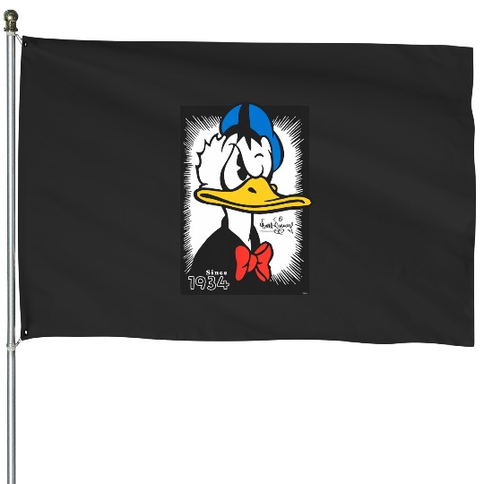 Disney Donald Duck 90th Anniversary Since 1934  Art House Flags