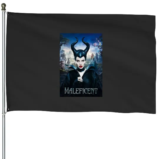 Disney Maleficent House Flags