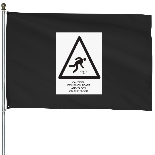 Cinnamon Toast and Tacos on the Floor - Disney Safety Spiel Baseball ¾ Sleeve House Flags