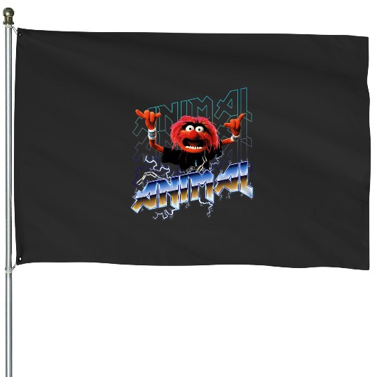 Disney The Muppets Animal  Rock Metal Poster House Flags