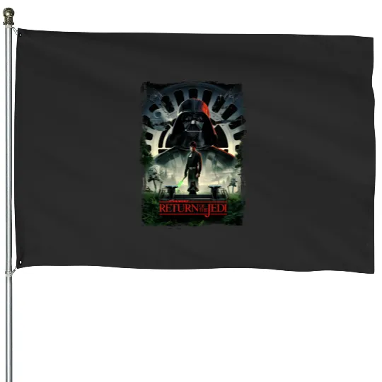 Vintage Disney Star Wars  House Flags, Retro Star Wars