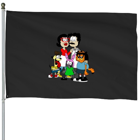 Garfield Bob's Burgers House Flags