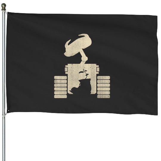 Disney Pixars WALLE Robot And Boot Silhouette Sweatshirt House Flags