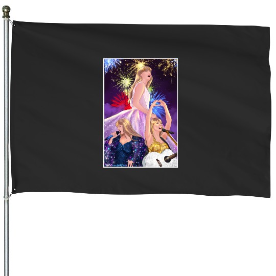 Discover Taylor Swiftt - The Eras Tour 47 House Flags