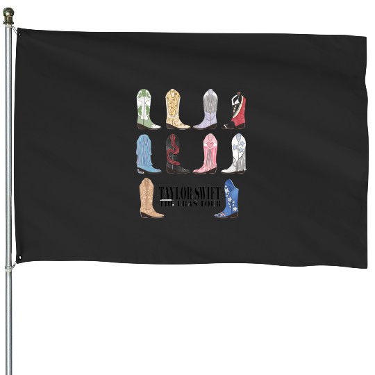 Discover Taylor Swiftt Eras Tour Cowboy Boots 2118 House Flags
