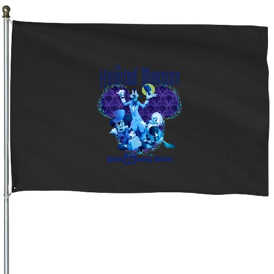Haunted Mansion House Flags, Foolish Mortal House Flags, Disney Halloween Matching House Flags