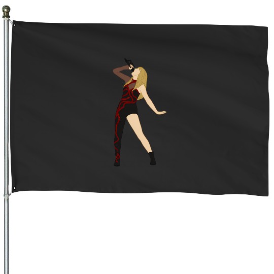 Discover Taylor Swiftt Reputation Era (The Eras Tour) 2032 House Flags