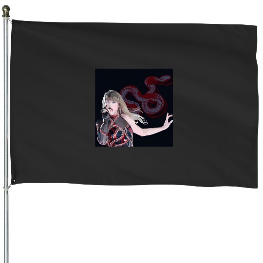 Reputation Taylorr Swift Poly Portrait 2422 House Flags