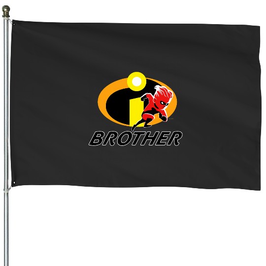 Disney and Pixars The Incredibles Dash Brother Family House Flags