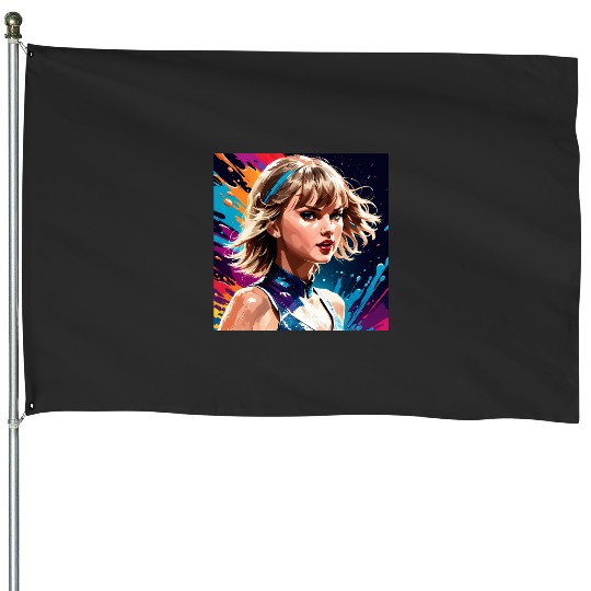 Discover Taylors Swift Eras Tour Painting 1843 House Flags
