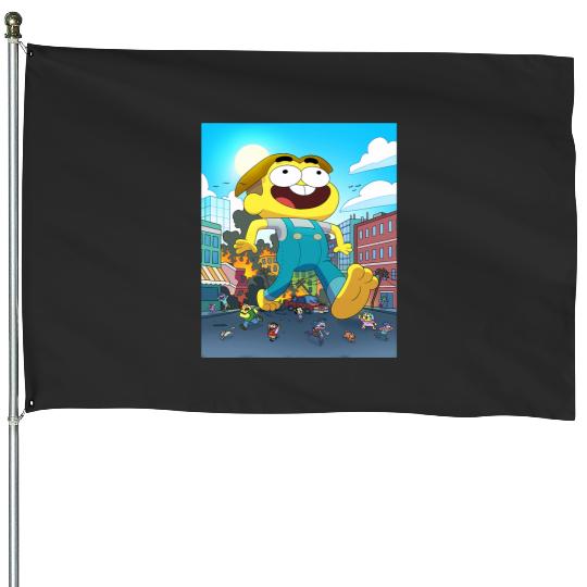 Disney Channel Big City Greens Cricket Exclusive House Flags