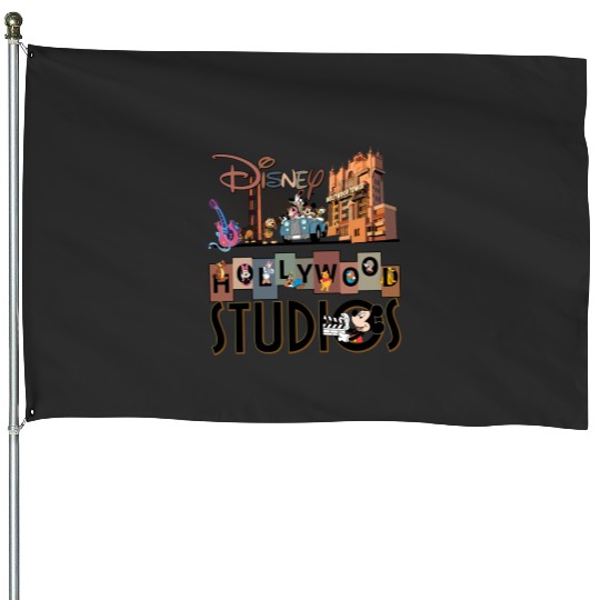 Vintage Disney Hollywood Studios House Flags