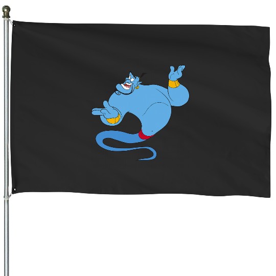 Disney Aladdin Genie Floating Happy Portrait House Flags