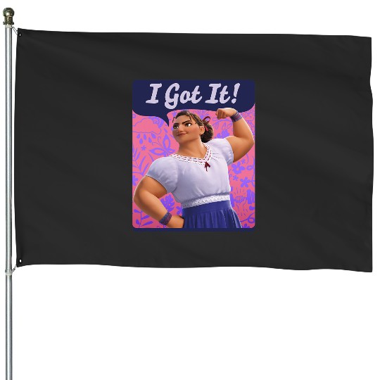 Disney Encanto Luisa I Got It Floral House Flags