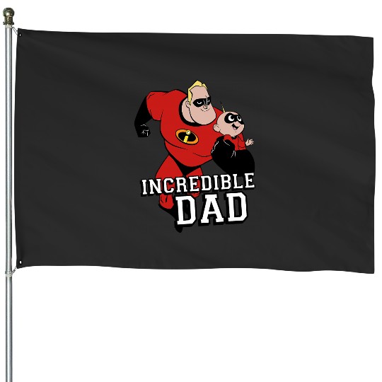 Disney Pixars Incredibles 2 Dad and Jack Jack Graphic House Flags