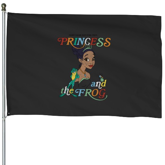 Disney Princess And The Frog Tiana And Frog Naveen Portrait House Flags