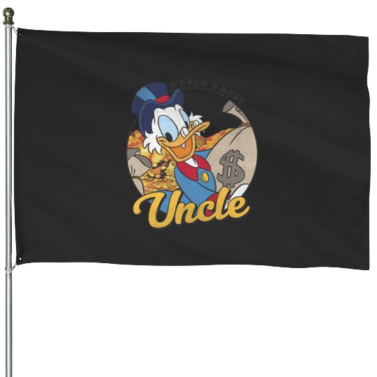 Disney DuckTales Scrooge McDuck World's Best Uncle House Flags