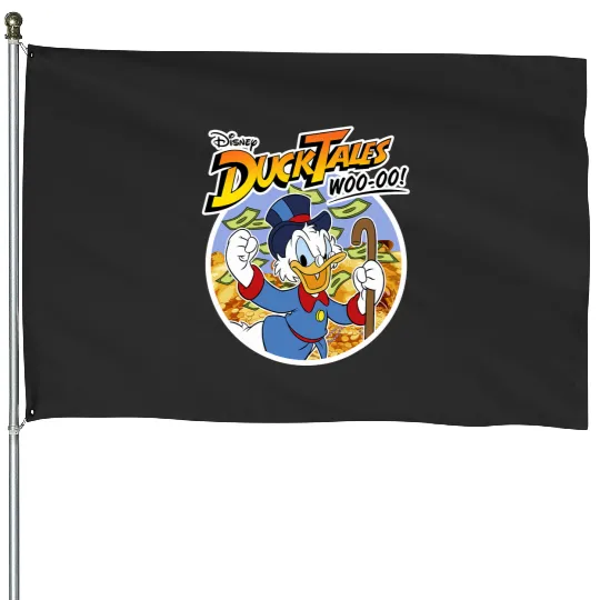 Disney DuckTales Uncle Scrooge Woooo House Flags