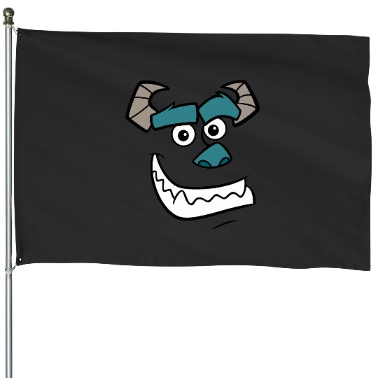 Disney Pixars Monsters Inc. Halloween Sulley Face Costume House Flags