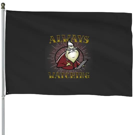 Disney Pixars Monsters Inc. Roz Always Watching Portrait House Flags