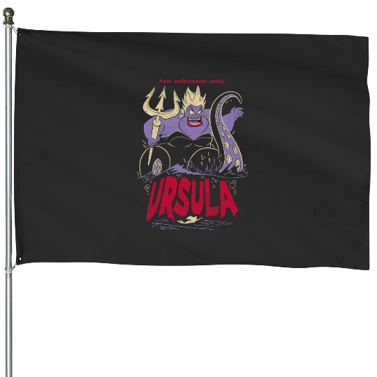 Disney The Little Mermaid Ursula Graphic House Flags