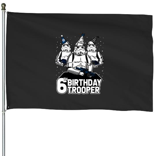 Star Warss Stormtrooper Party Hats Trio 6th Birthday Disney House Flags