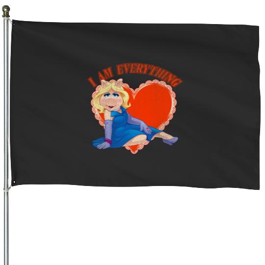 Disney The Muppets Valentines Day Piggy I Am Everything House Flags