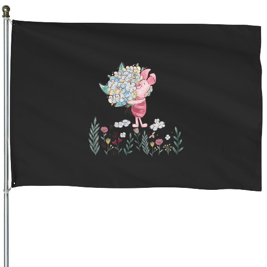 Disney Piglet with Love House Flags