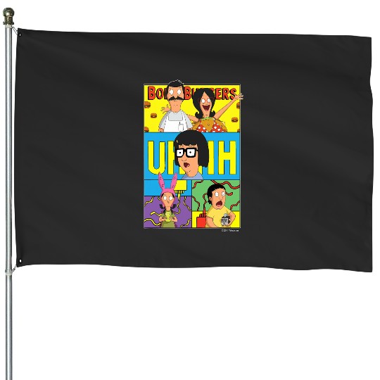 The Bobs Burgers Movie Bob Linda Tina Louise Gene Uhhh House Flags