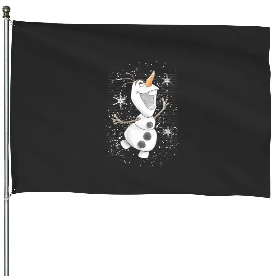 disney frozens Olaf Some People Are Worth Melting For House Flags