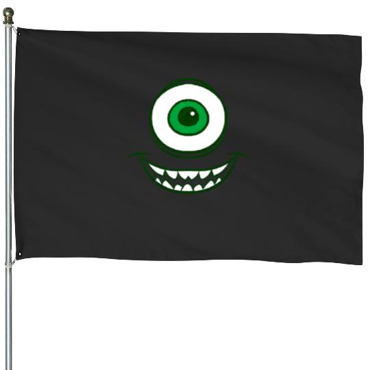 Disney Monsters Inc. Mike Wazowski Halloween House Flags