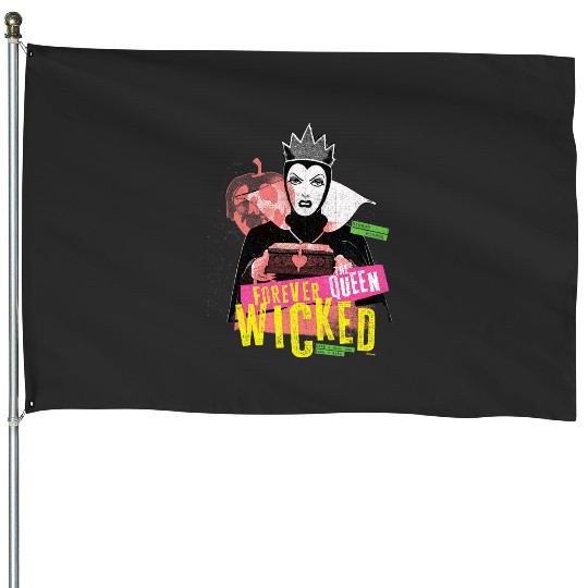 Disney Villains Snow White Evil Queen Forever Wicked Band House Flags