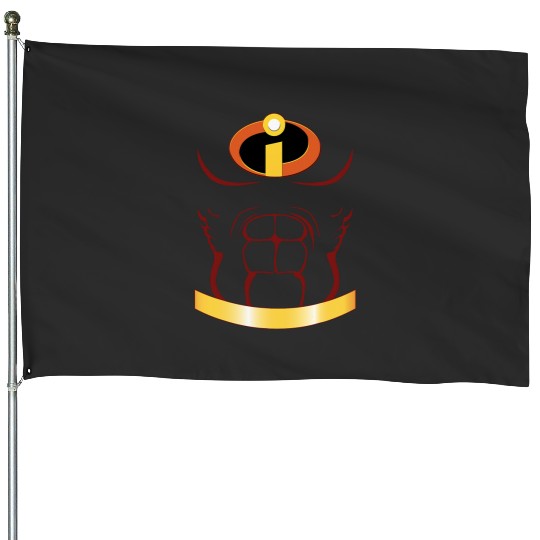 Disney Pixars The Incredibles Halloween Superhero Costume House Flags