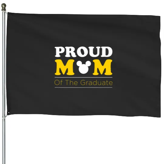 Disney Graduation Proud Mom of Grad Tank Top House Flags